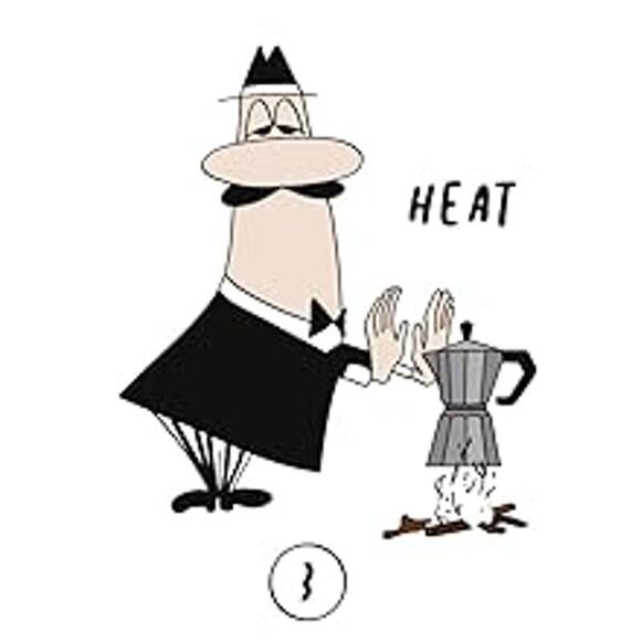 Bialetti Moka Express 6-Cup Stovetop Espresso Maker | Italian Coffee Pot Silver - Picture 7 of 16